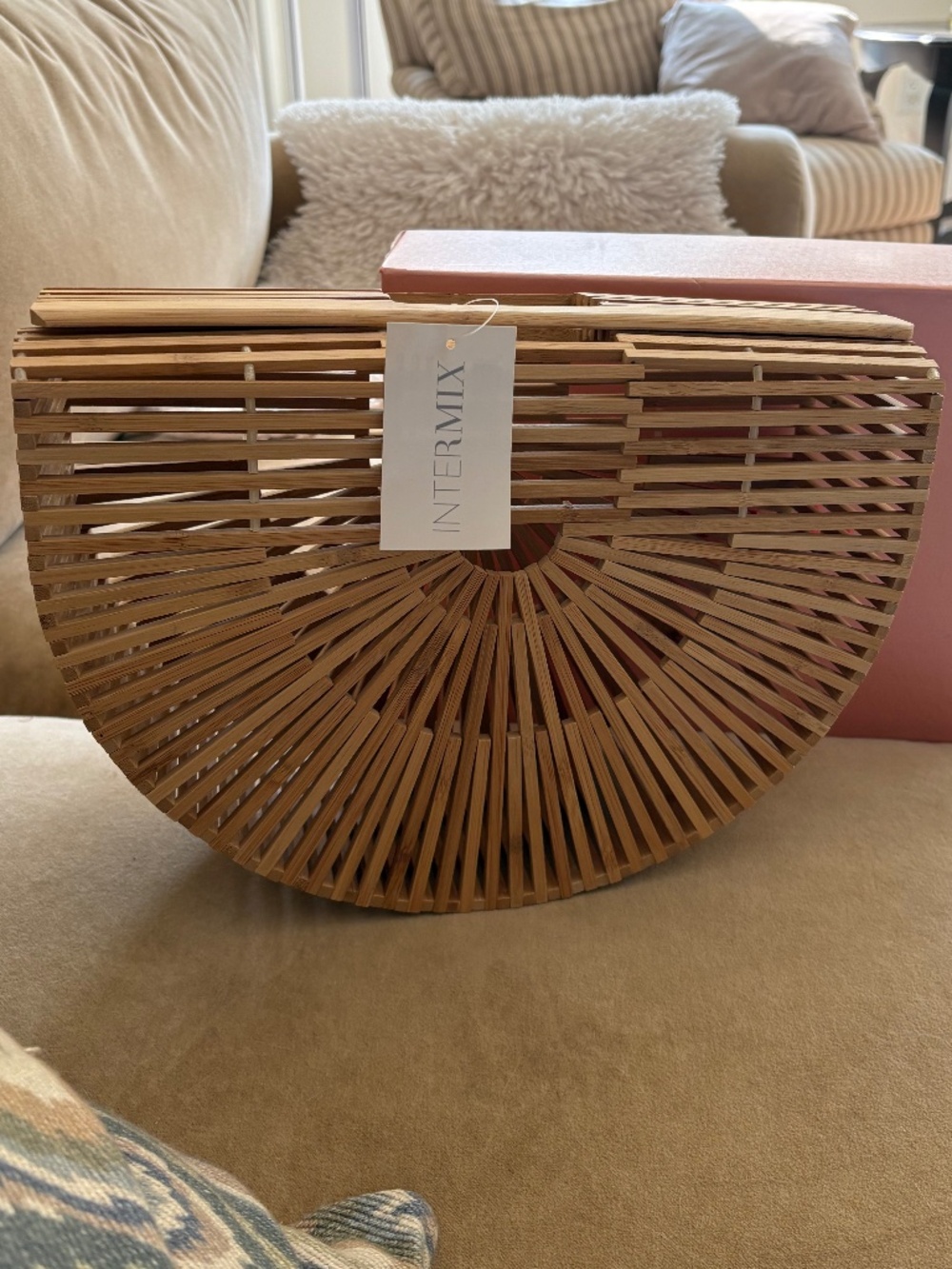 Cult Gaia Ark Tote Bag NWT Natural